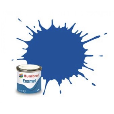 Humbrol 14, FRENCH BLUE GLOSS, Enamel Paint 14ml